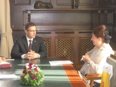 10 September 2012 National Assembly Speaker MA Nebojsa Stefanovic and H.E. Ambassador of Cyprus Nafsika Chr. Krousti
